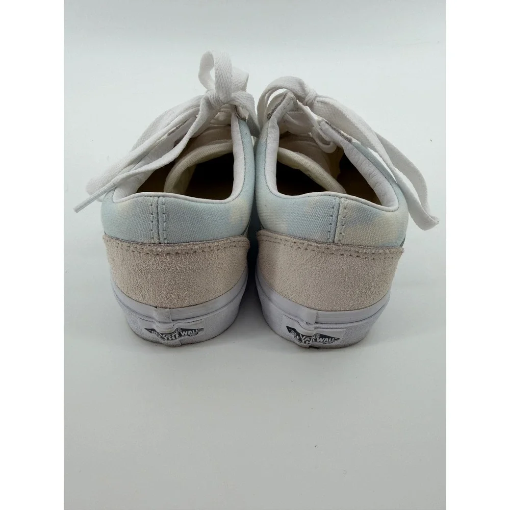 Vans Old Skool Bleach Wash Ballad Blue Suede Skate Shoes Mens 3.5 W 5